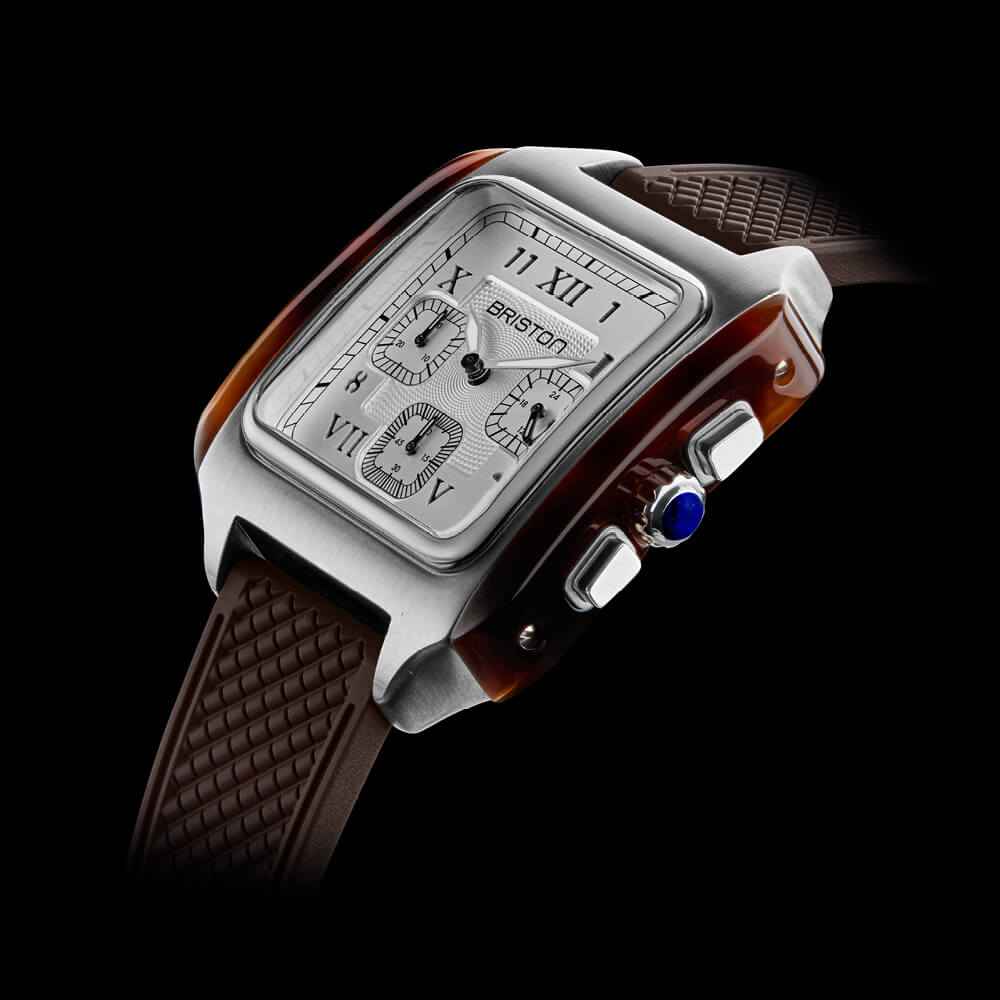 Briston Streamliner Kennedy - Chrono - Blanc 251838.SA.T.2.FBR Watch