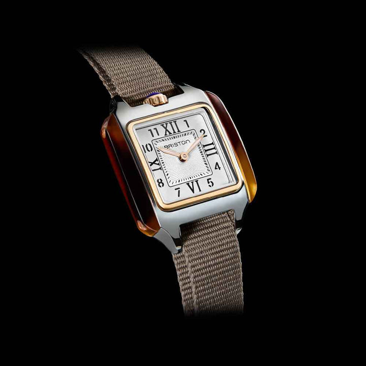 Briston Streamliner Kennedy -  Petite - Gold - Blanc 252025.PRA.T.2.NT Watch