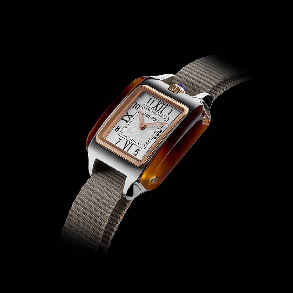 Briston Streamliner Kennedy -  Petite - Gold - Blanc 252025.PRA.T.2.NT Watch