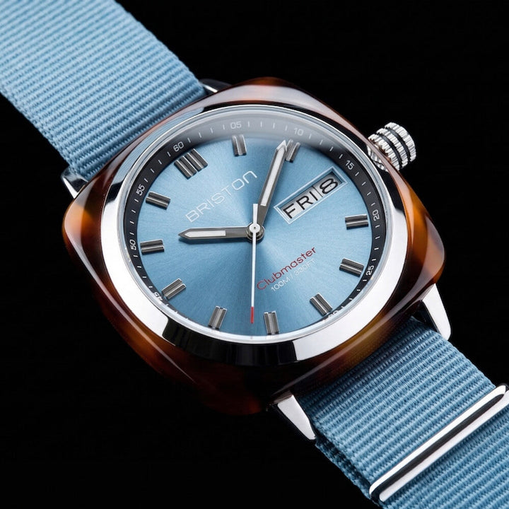 Briston Clubmaster Sport - HMS - Bleu Glacier 23342.SA.TS.25.NIB Watch