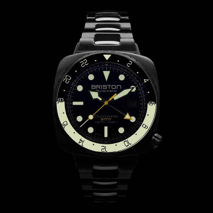 Briston Clubmaster Diver Pro GMT - Acier 24844.S.GP.15.SB Watch