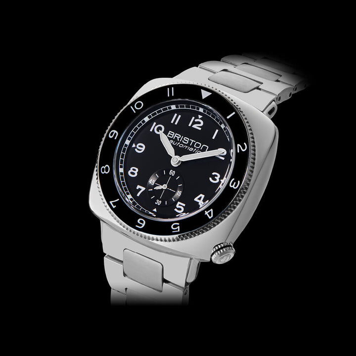 Briston Clubmaster Legend - Petite Seconde - Acier - Noir 241639.PS.L.1.SB Watch