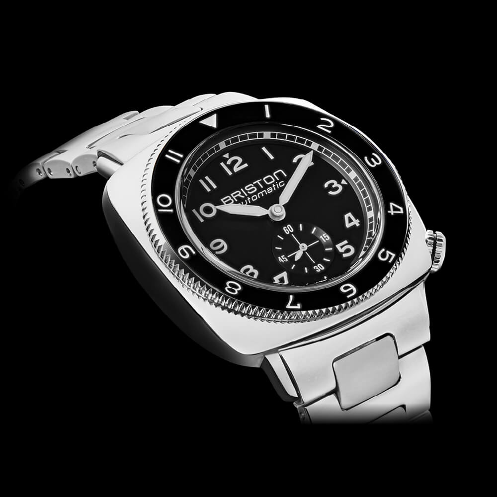 Briston Clubmaster Legend - Petite Seconde - Acier - Noir 241639.PS.L.1.SB Watch