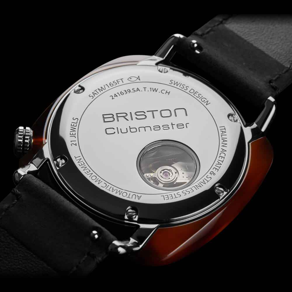 Briston Clubmaster Legend - Petite Seconde - Bleu marine 241639.SA.T.15W.CH Watch