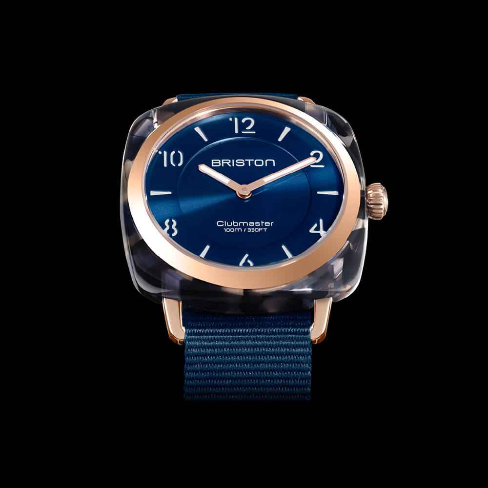 Briston Clubmaster Chic - HM - Gold - Bleu Nuit 21536.PRA.UB.33.NMB Watch