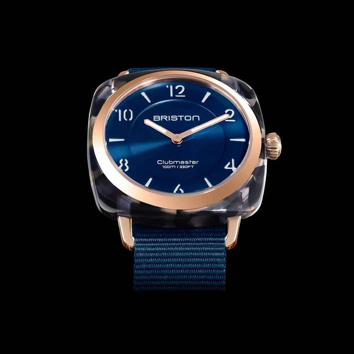 Briston Clubmaster Chic - HM - Gold - Bleu Nuit 21536.PRA.UB.33.NMB Watch