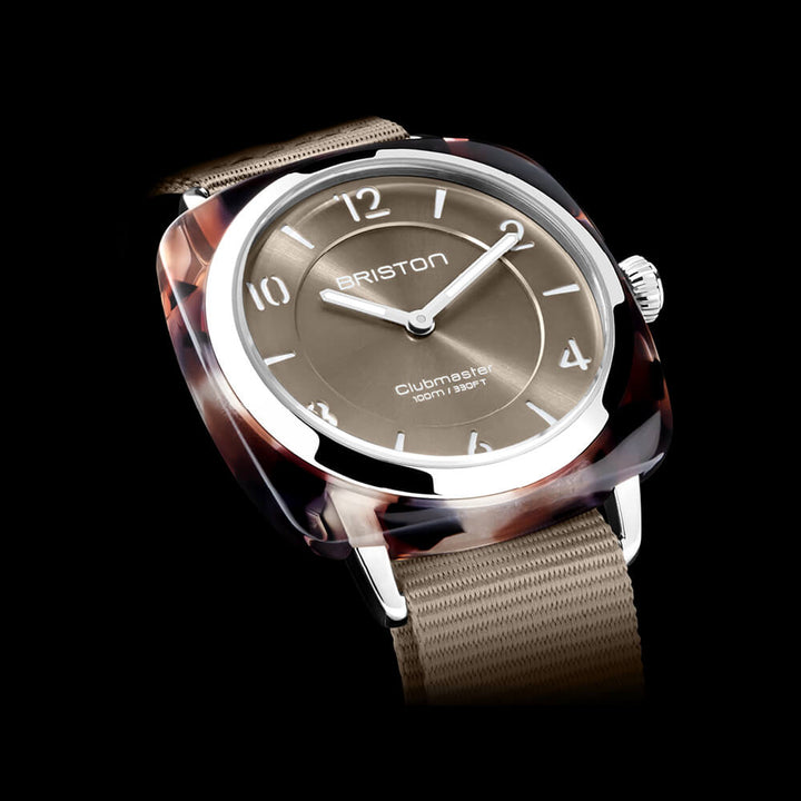 Briston Clubmaster Chic - HM - Gris Taupe 21536.SA.UBR.30.NT Watch