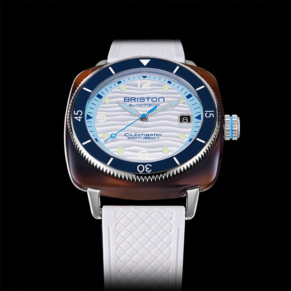 Briston Clubmaster Legend Diver Ocean - Blanc 261740.SA.T.2.FW Watch