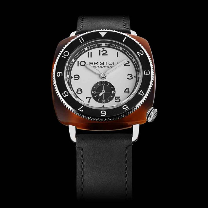Briston Clubmaster Legend - Petite Seconde - Blanc / Noir 241639.SA.T.2B.CH Watch