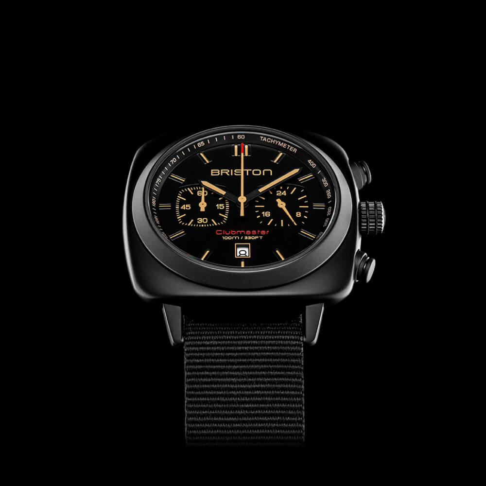 Briston Clubmaster Sport - Chrono - Noir Mat 18142.PBAM.BS.4.NB Watch