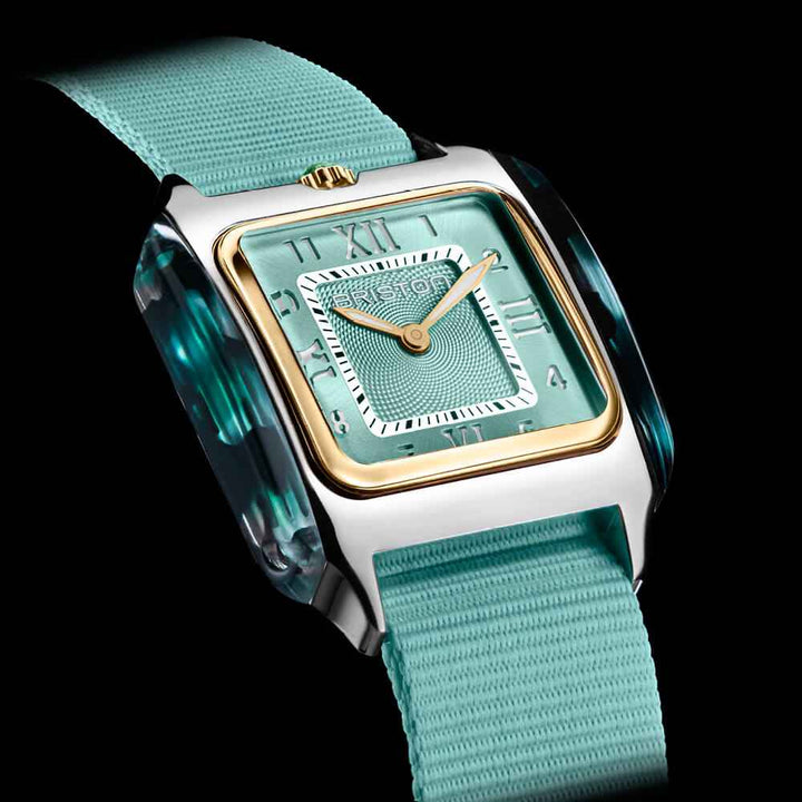 Briston Streamliner Kennedy Spring -  HM - Gold - Vert d'eau 262030.PYA.UGW.29.NGW Watch