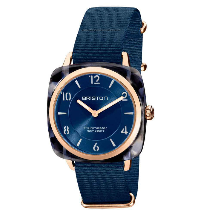 Briston Clubmaster Chic - HM - Gold - Bleu Nuit 21536.PRA.UB.33.NMB Watch