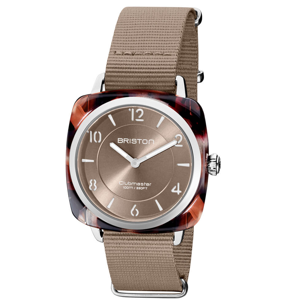 Briston Clubmaster Chic - HM - Gris Taupe 21536.SA.UBR.30.NT Watch