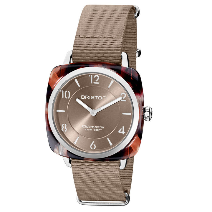 Briston Clubmaster Chic - HM - Gris Taupe 21536.SA.UBR.30.NT Watch