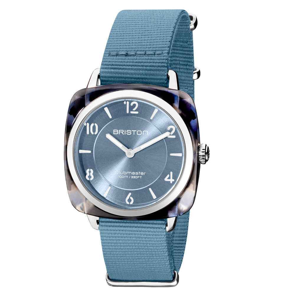 Briston Clubmaster Chic - HM - Bleu Glacier 21536.SA.UB.25.NIB Watch