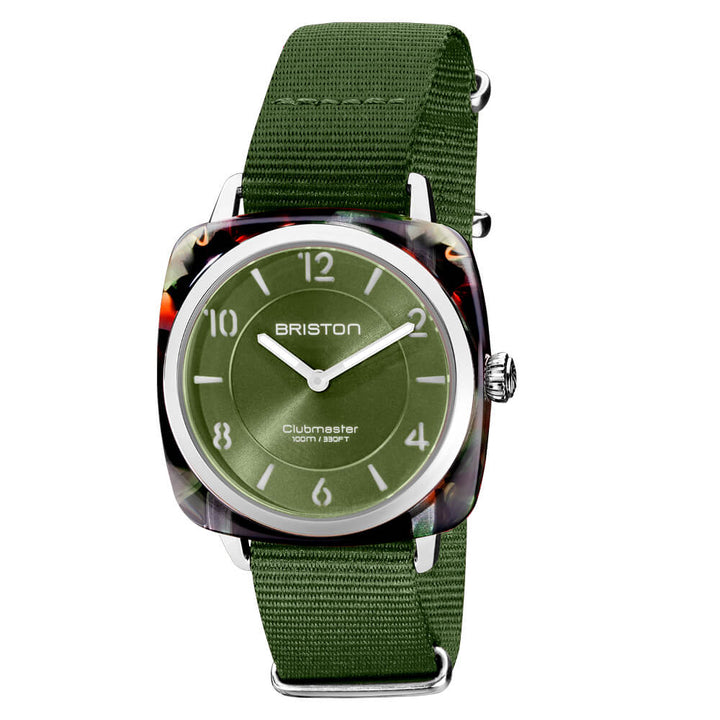 Briston Clubmaster Chic - HM - Vert Olive 21536.SA.UG.26.NOL Watch