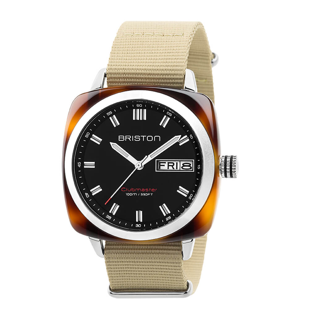 Briston Clubmaster Sport - HMS - Noir 17342.SA.TS.1.NK Watch