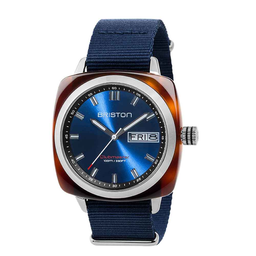 Briston Clubmaster Sport - HMS - Bleu Marine 17342.SA.TS.9.NNB Watch