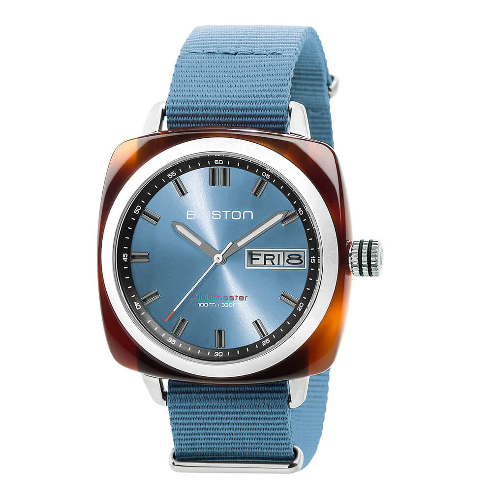 Briston Clubmaster Sport - HMS - Bleu Glacier 23342.SA.TS.25.NIB Watch