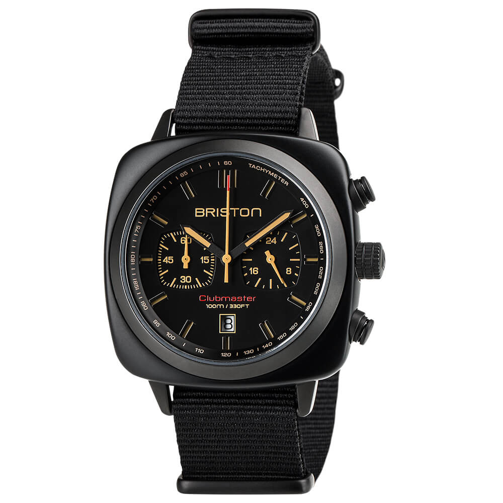 Briston Clubmaster Sport - Chrono - Noir Mat 18142.PBAM.BS.4.NB Watch