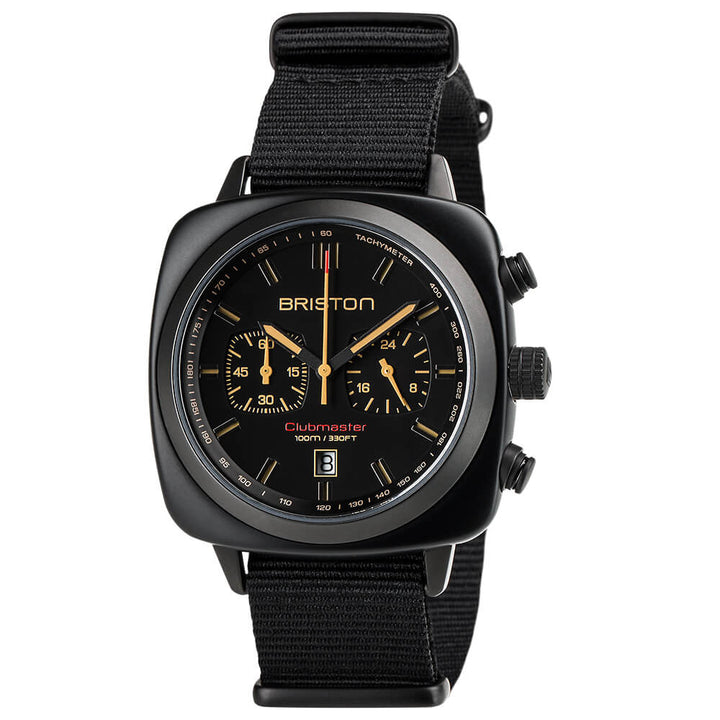 Briston Clubmaster Sport - Chrono - Noir Mat 18142.PBAM.BS.4.NB Watch