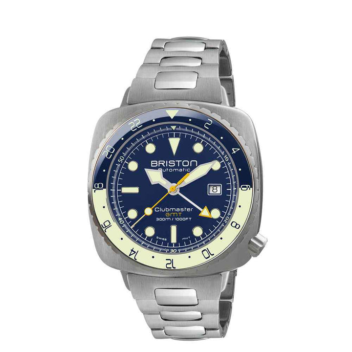 Briston Clubmaster Diver Pro GMT - Acier 24844.S.GP.15.SB Watch