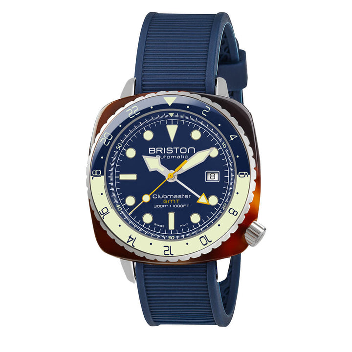 Briston Clubmaster Diver Pro GMT - Bleu Marine 24844.SA.T.15.NNB Watch