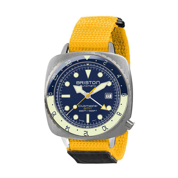 Briston Clubmaster Diver Pro GMT - Acier 24844.S.GP.15.SB Watch