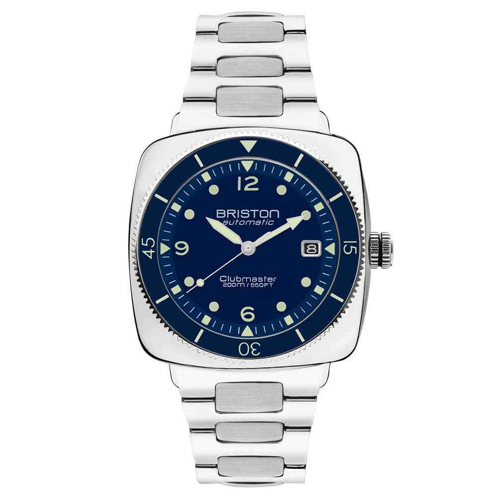 Briston Clubmaster Legend Diver - Acier - Bleu marine 241740.PS.LD.15.SB Watch