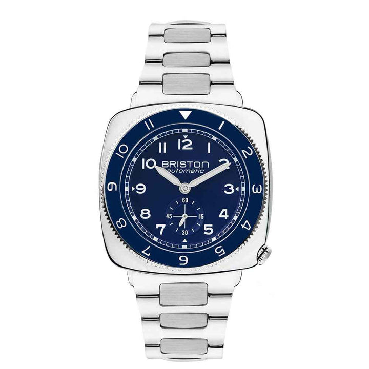 Briston Clubmaster Legend - Petite Seconde - Acier - Bleu 241639.PS.L.15.SB Watch