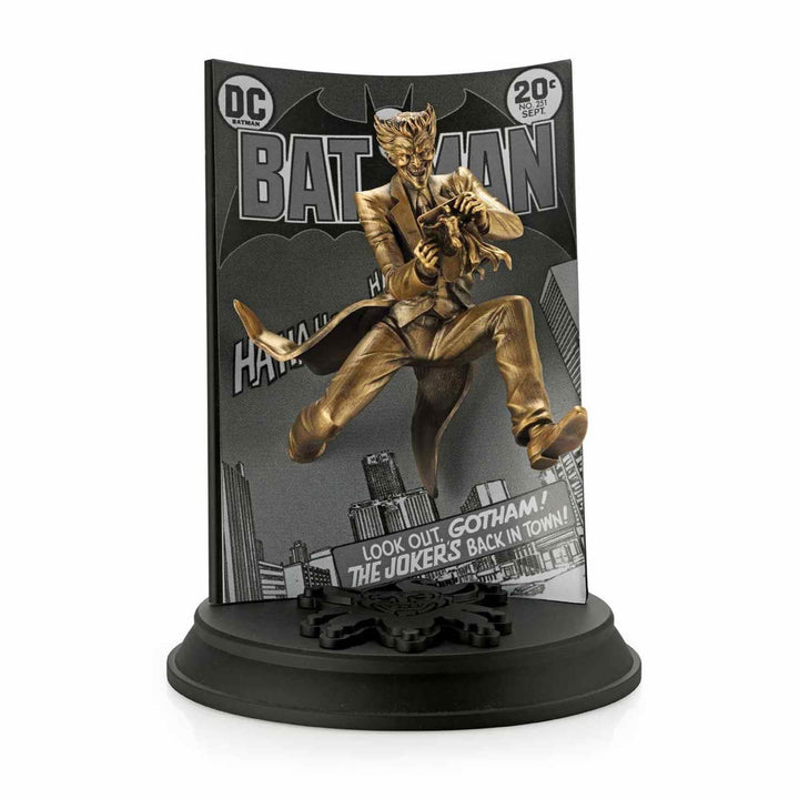 DC By Royal Selangor 0179037E Limited Edition Gilt Joker Batman Comic Figurine - H S Johnson