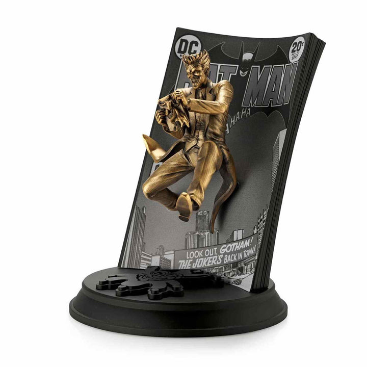 DC By Royal Selangor 0179037E Limited Edition Gilt Joker Batman Comic Figurine - H S Johnson