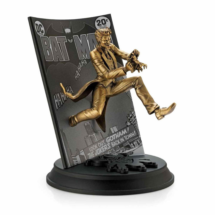 DC By Royal Selangor 0179037E Limited Edition Gilt Joker Batman Comic Figurine - H S Johnson