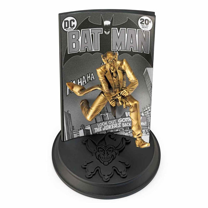 DC By Royal Selangor 0179037E Limited Edition Gilt Joker Batman Comic Figurine - H S Johnson