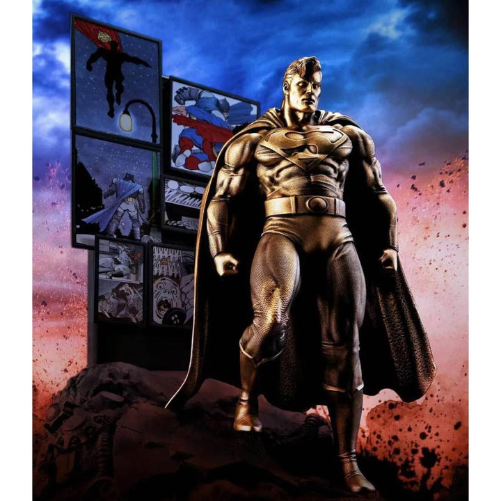 DC By Royal Selangor 0179043E Limited Edition Gilt Superman The Dark Knight Returns - H S Johnson