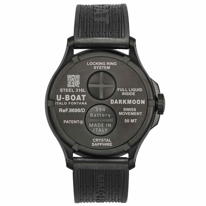 U-Boat 8698/D Darkmoon 44mm Green PVD Soleil Wristwatch - H S Johnson