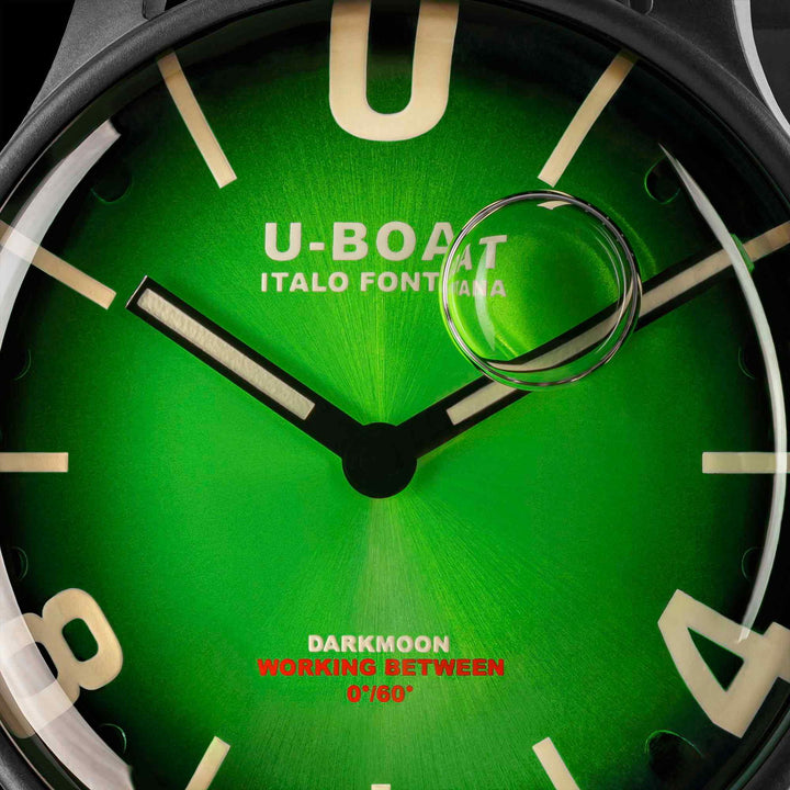 U-Boat 8698/D Darkmoon 44mm Green PVD Soleil Wristwatch - H S Johnson