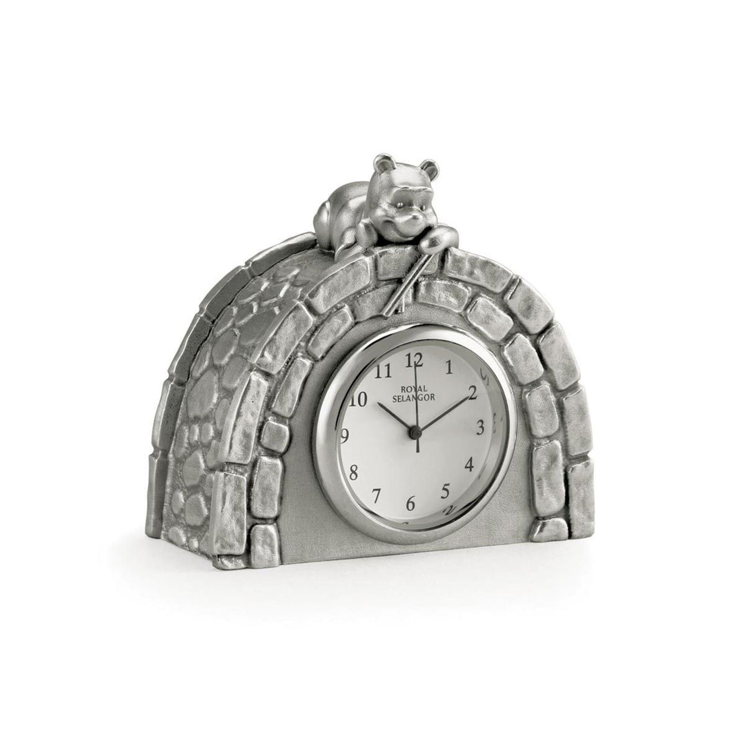 Disney By Royal Selangor 0140001 Poohsticks Table Clock - H S Johnson