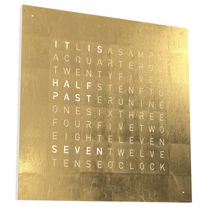 Qlocktwo QT5ENGD-UK 45 Creator's Edition Gold White Clock