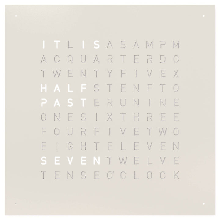 Qlocktwo QT5BLENWHPC-UK 45 White Pepper Black Clock