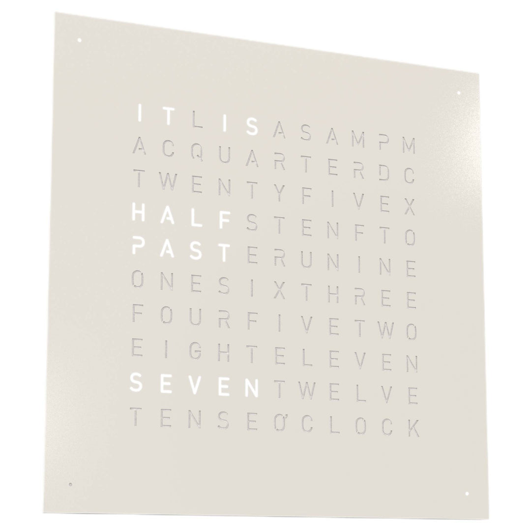 Qlocktwo QT5BLENWHPC-UK 45 White Pepper Black Clock
