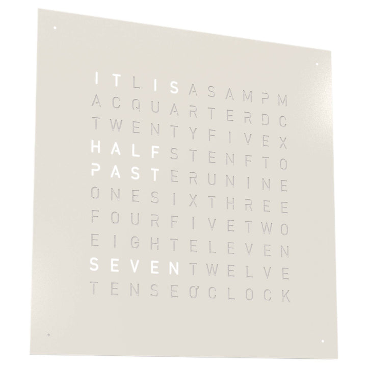 Qlocktwo QT5BLENWHPC-UK 45 White Pepper Black Clock