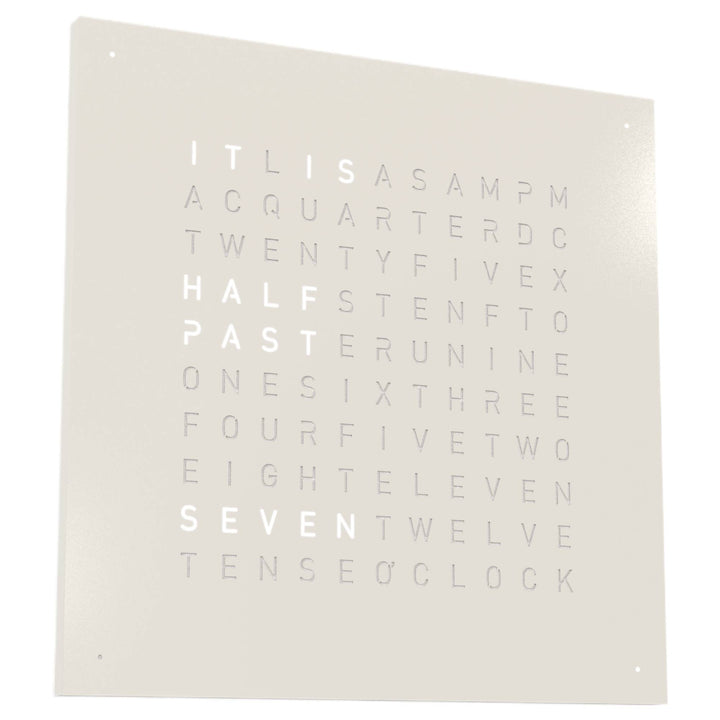 Qlocktwo QT5ENWHPC-UK 45 White Pepper White Clock