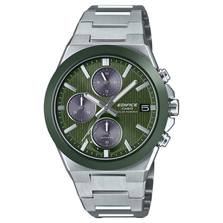 Edifice EFS-S650D-3AEF Solar Powered Chronograph Watch
