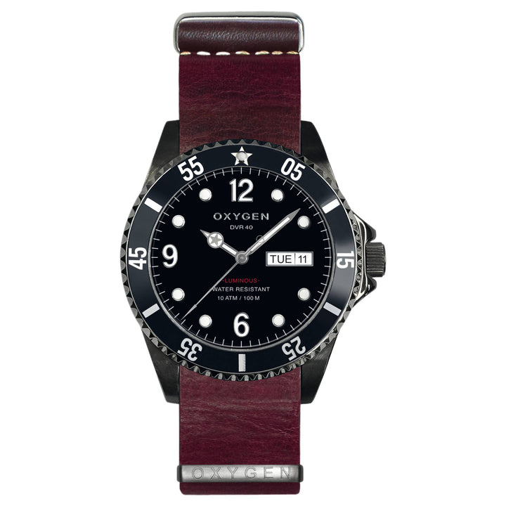 Oxygen EX-D-MBB-40-NL-PL Moby Dick Black 40 Watch