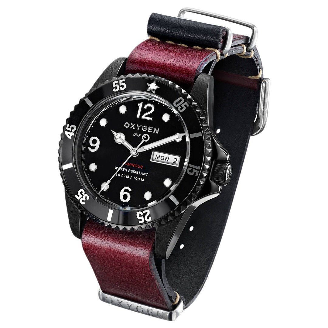 Oxygen EX-D-MBB-40-NL-PL Moby Dick Black 40 Watch
