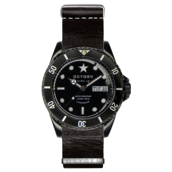 Oxygen EX-DV-CAT-42-NL-BL Black Cat 42 Watch