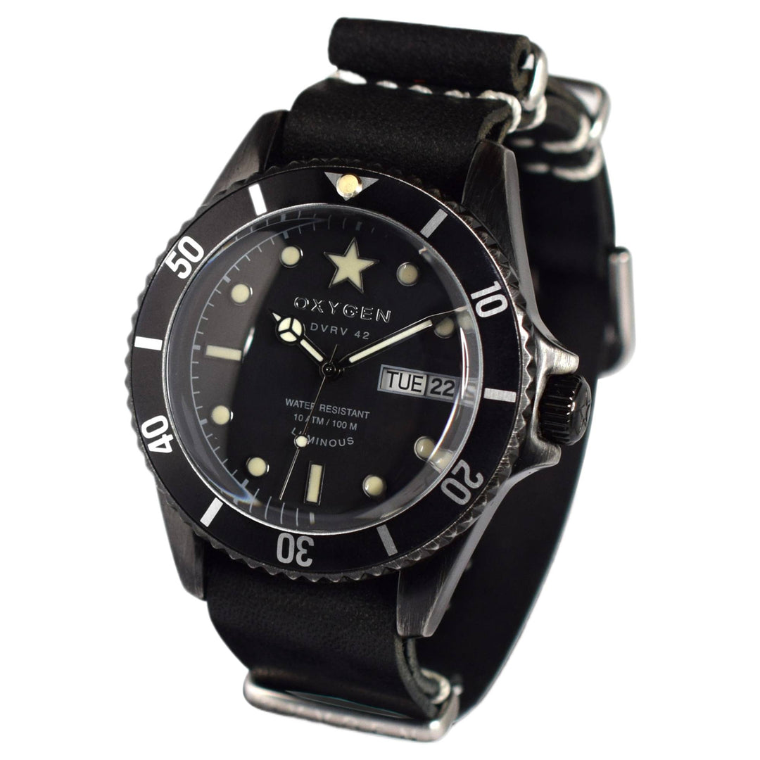 Oxygen EX-DV-CAT-42-NL-BL Black Cat 42 Watch