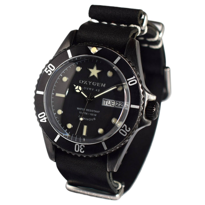 Oxygen EX-DV-CAT-42-NL-BL Black Cat 42 Watch