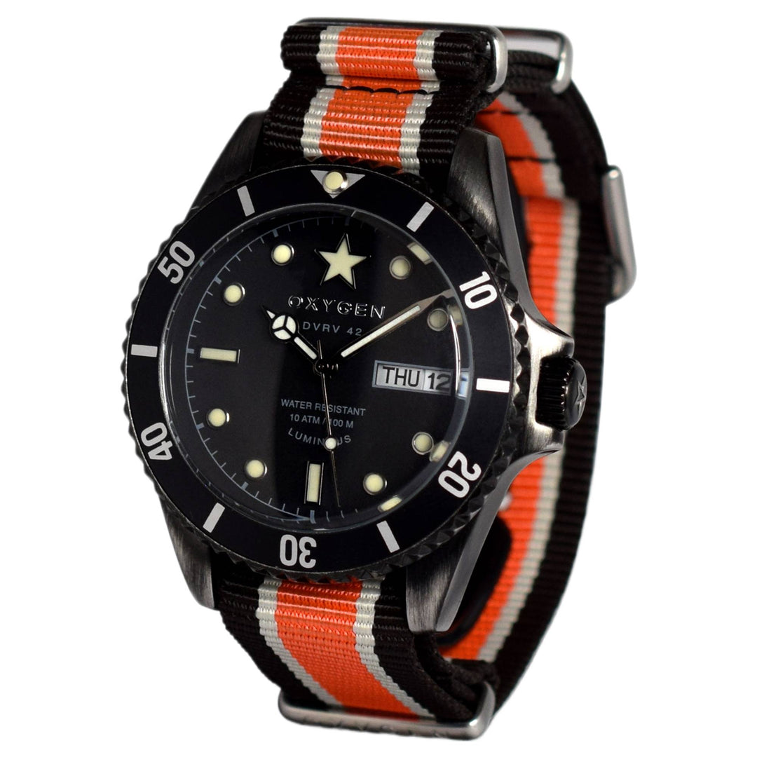 Oxygen EX-DV-CAT-42-NN-BLIVOR Black Cat 42 Watch